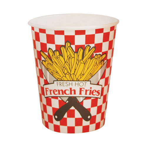 16oz French Fry Cup Checkered Design (1000/cs)