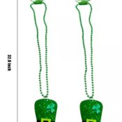 Beads 33" with leprechaun hat (dozen)