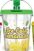 64oz Lemonade Jug With Handle Lid Straw (50/cs)