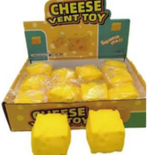 Cheese Squishy 3" (dozen)
