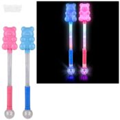 Light Up Gummy Bear Wand 21" (dozen)